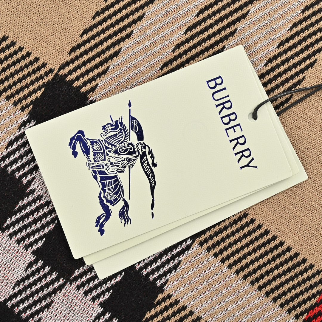 B**rry beige check t-shirt