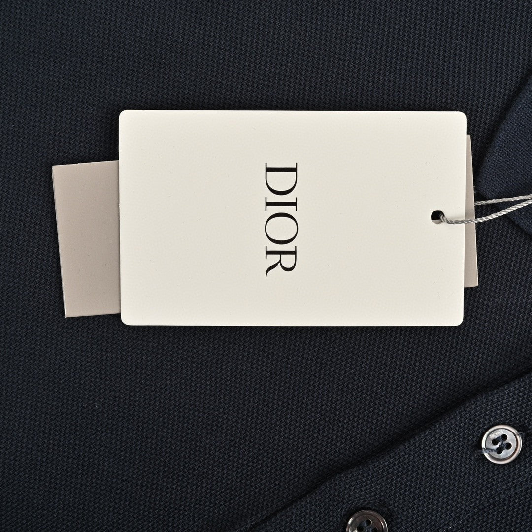 D*or oblique embroidered polo shirt