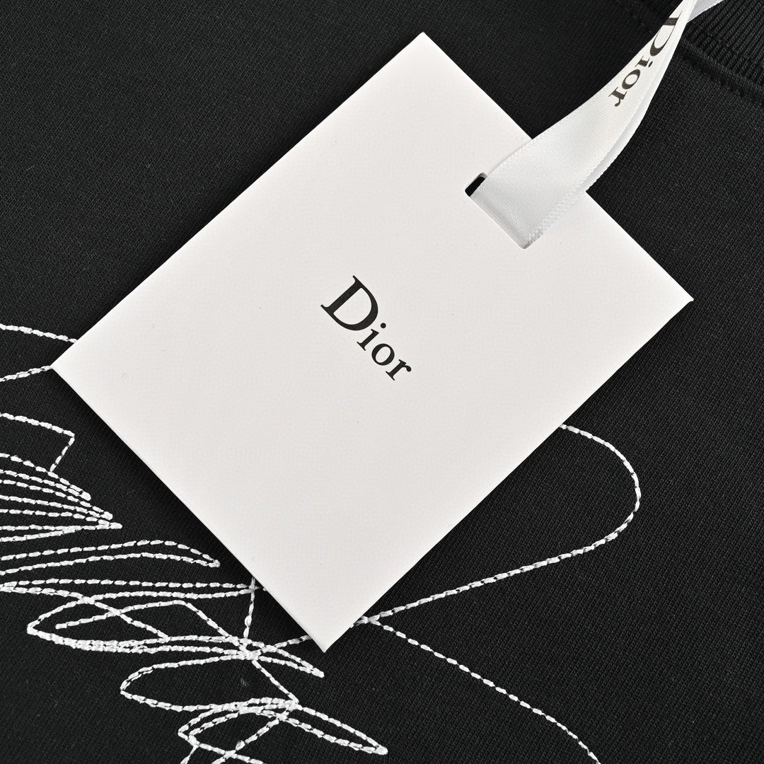 D*or scribble design t-shirt (black)