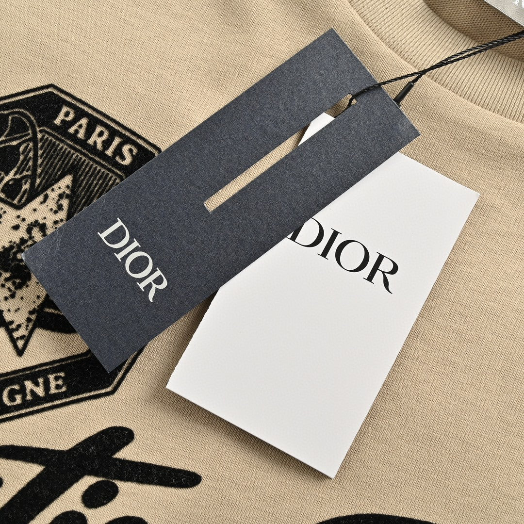 D*or ch**an D*or couture beige t-shirt