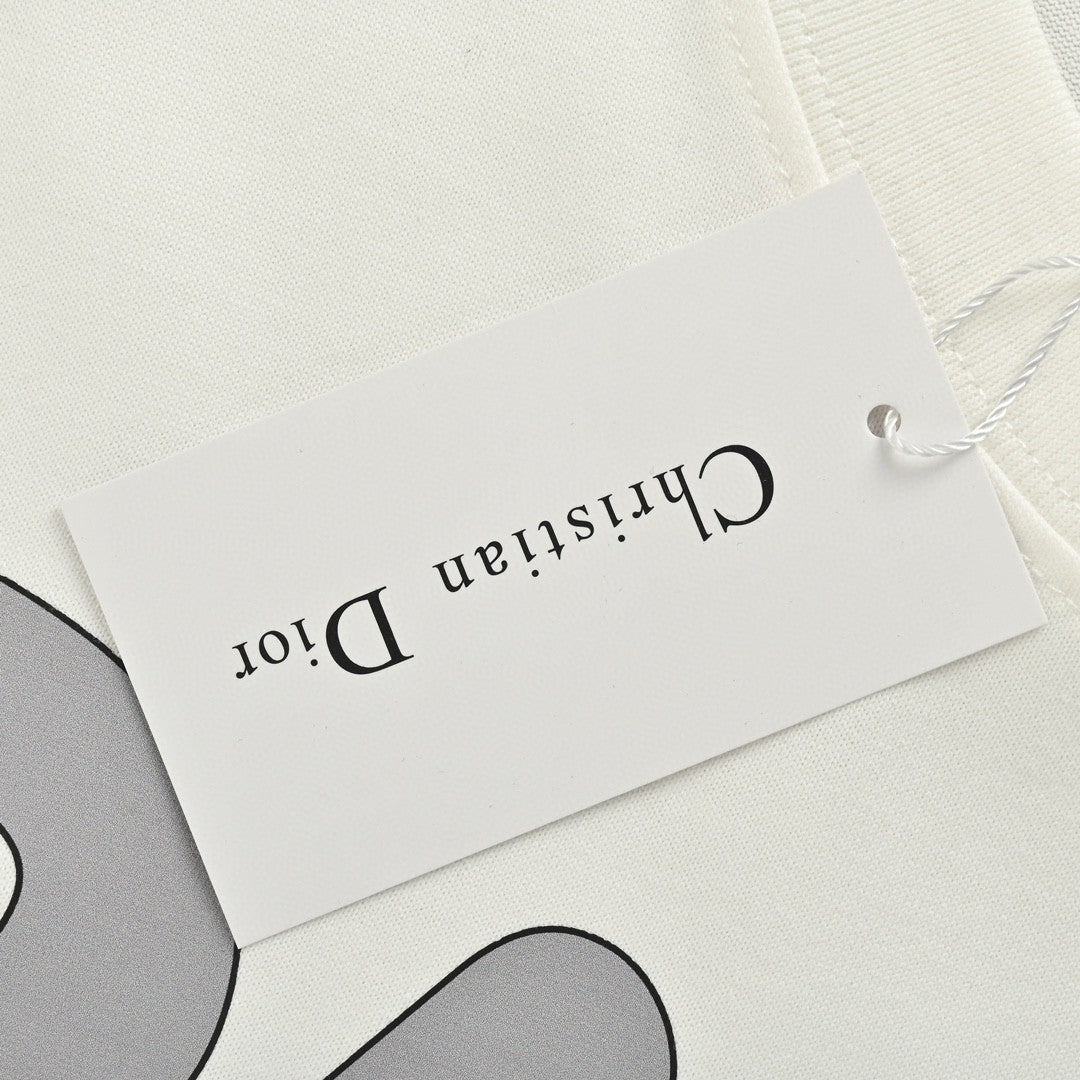 D*or oversized logo white t-shirt