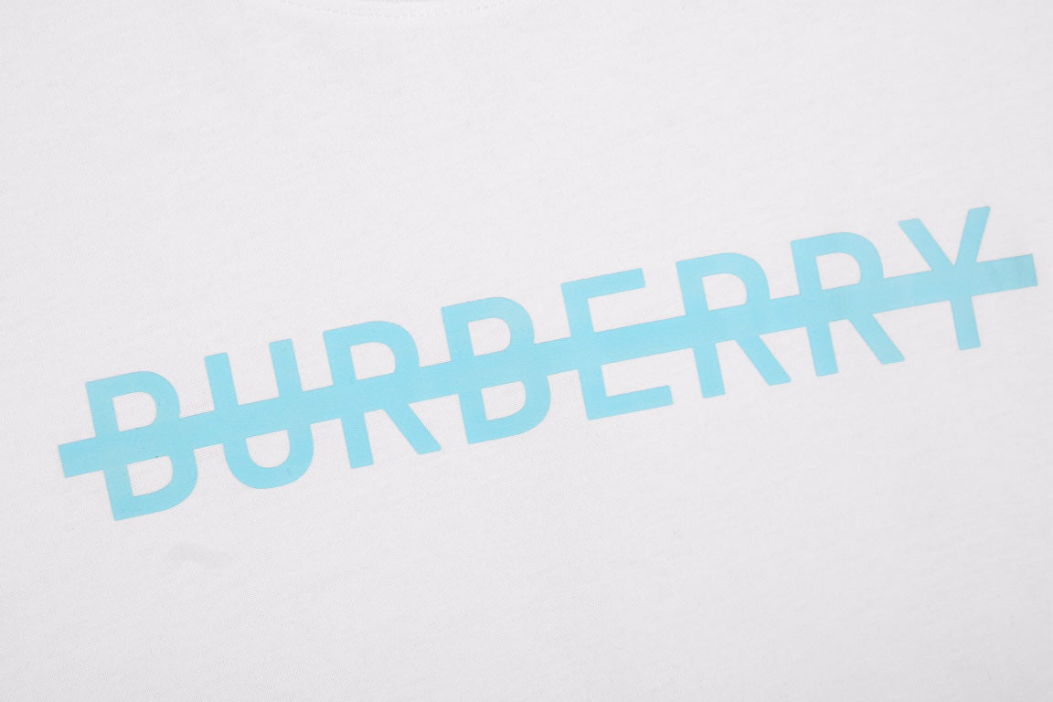 B**rry t-shirt with strikethrough logo