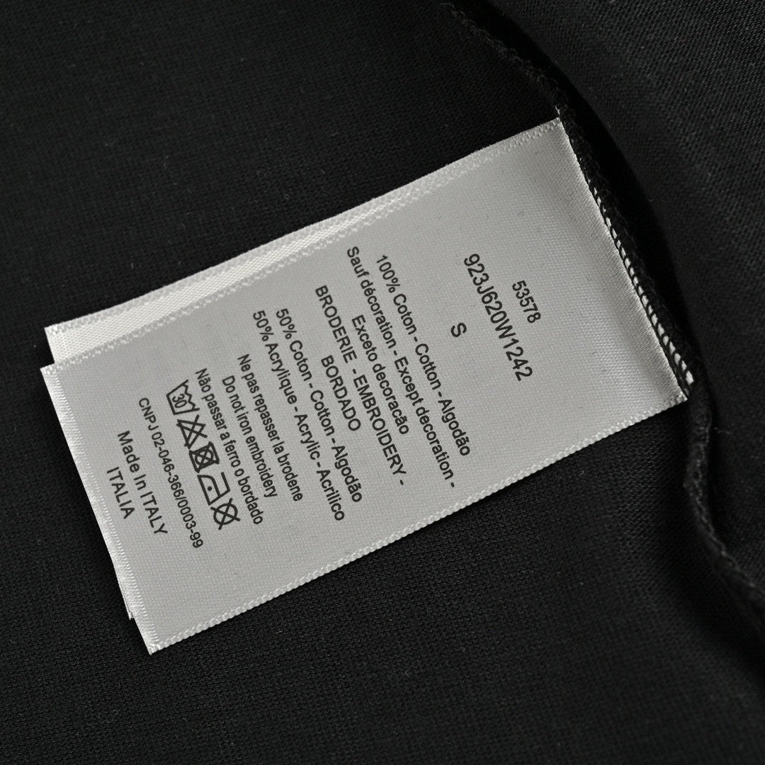 D*or star graphic black t-shirt