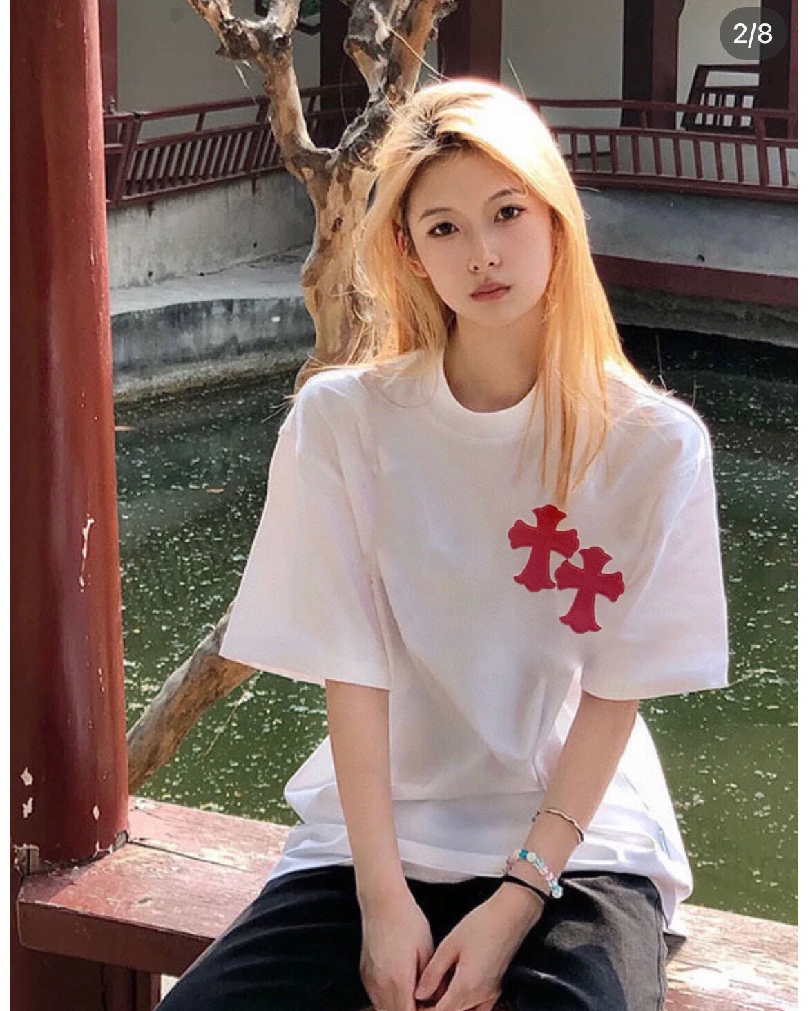 ba*len*cia*ga S*p*e t-shirt (white)