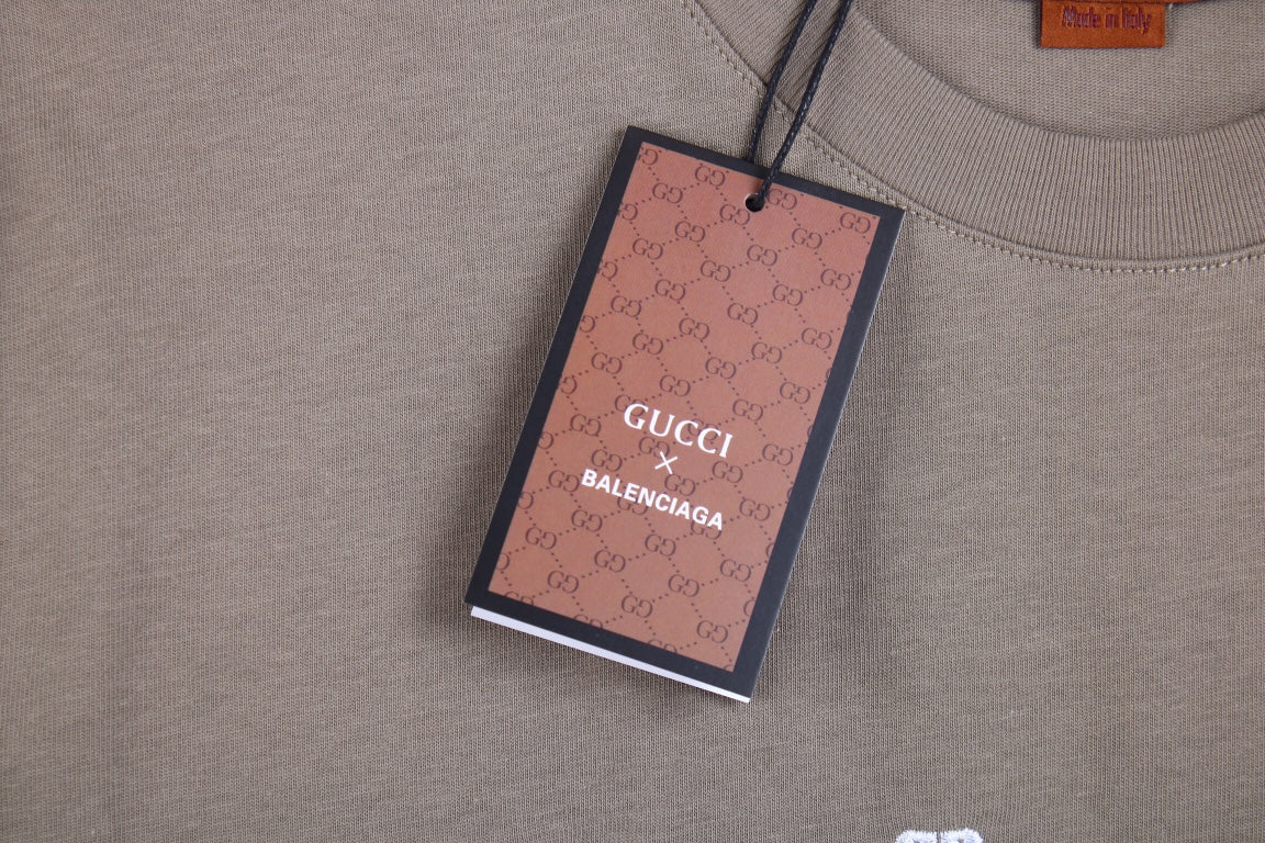 G*u*i flower logo t-shirt (khaki)