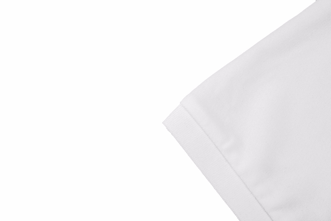 B**rry embroidered knight polo - white