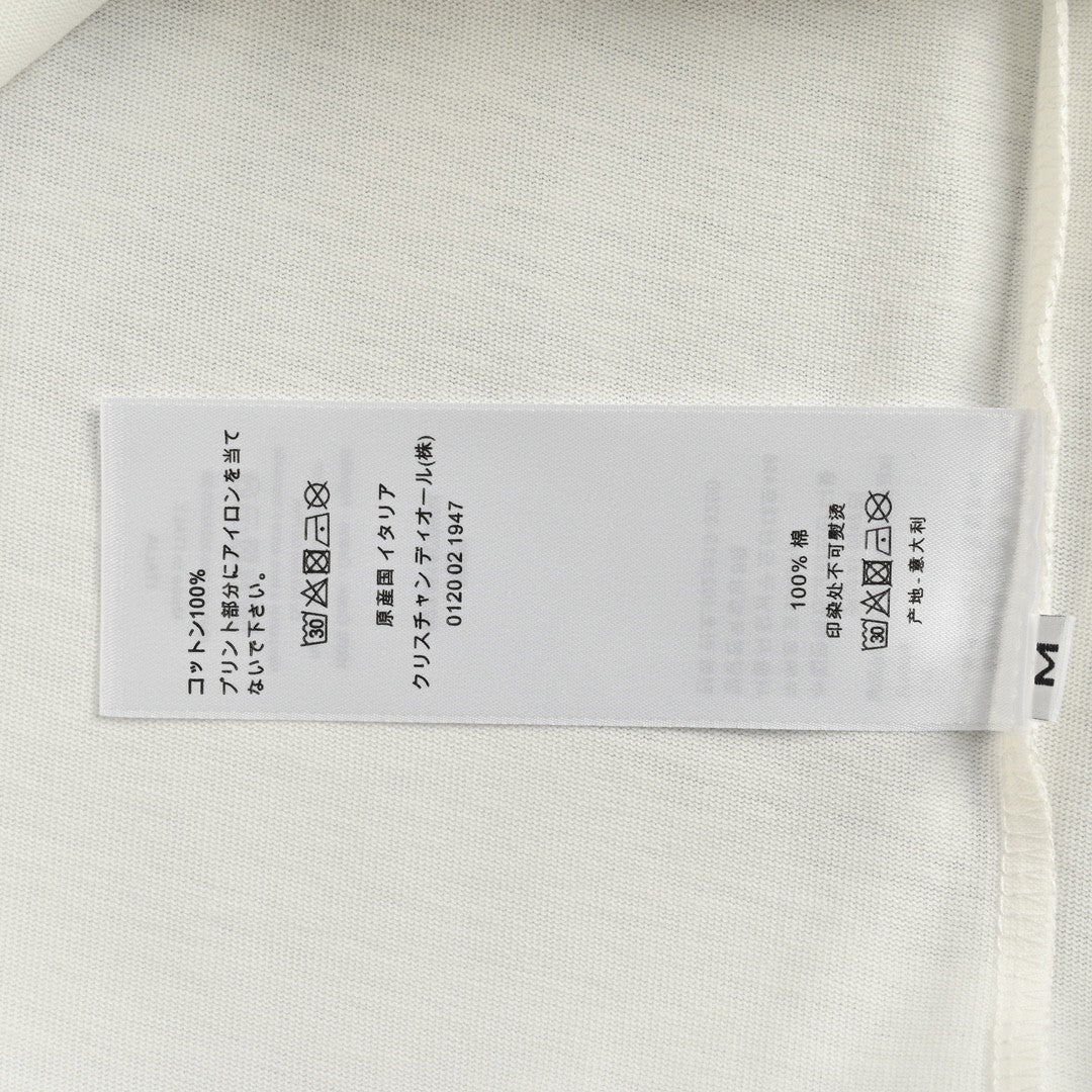 D*or white graphic t-shirt