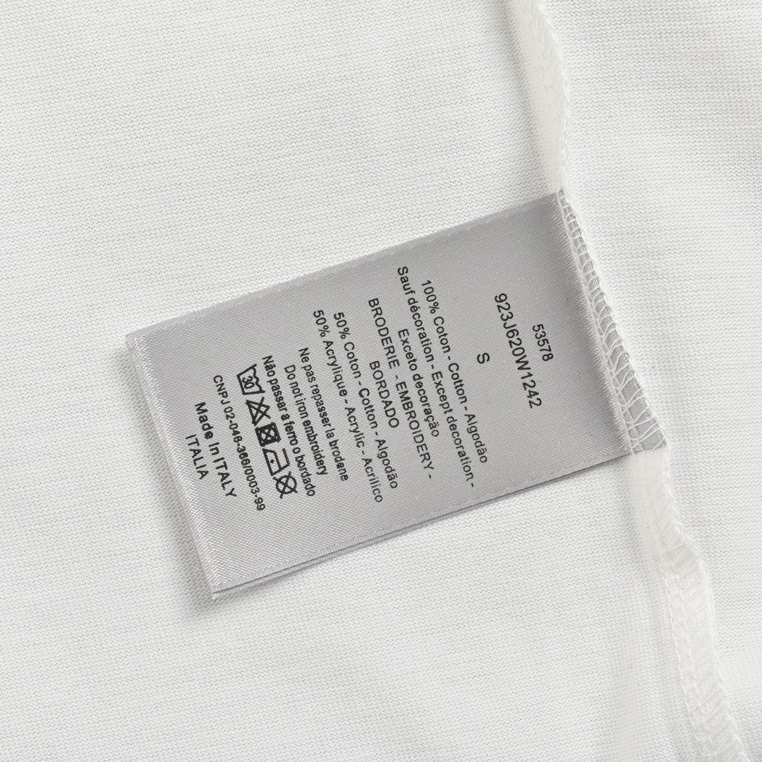 D*or embroidered cd logo t-shirt (white)