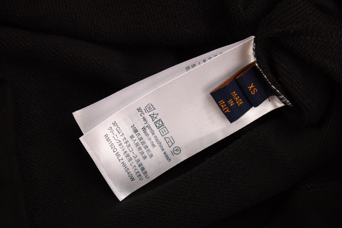 Pra*a repeated logo sweatshirt