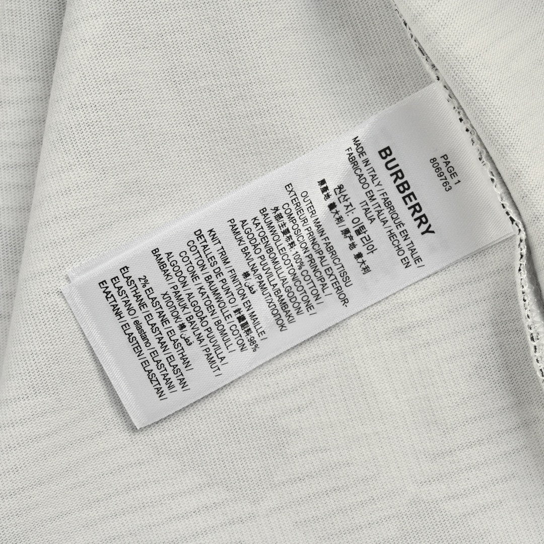 B**rry geometric check polo shirt (black and white)