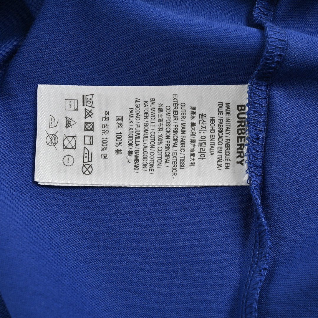 B**rry embroidered patch t-shirt (blue)
