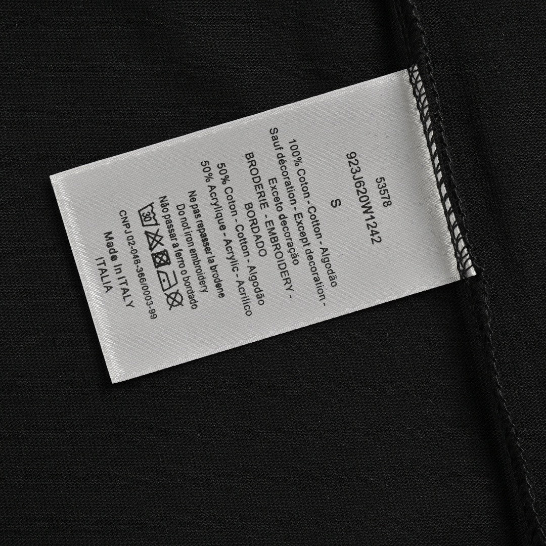 D*or embroidered cd logo t-shirt (black)