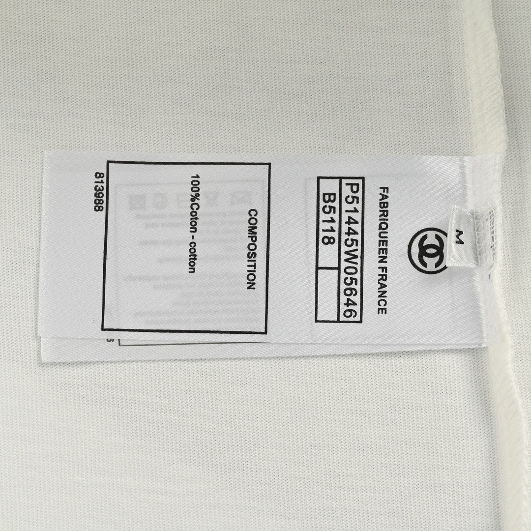 Ch*el minimalist logo t-shirt (white)