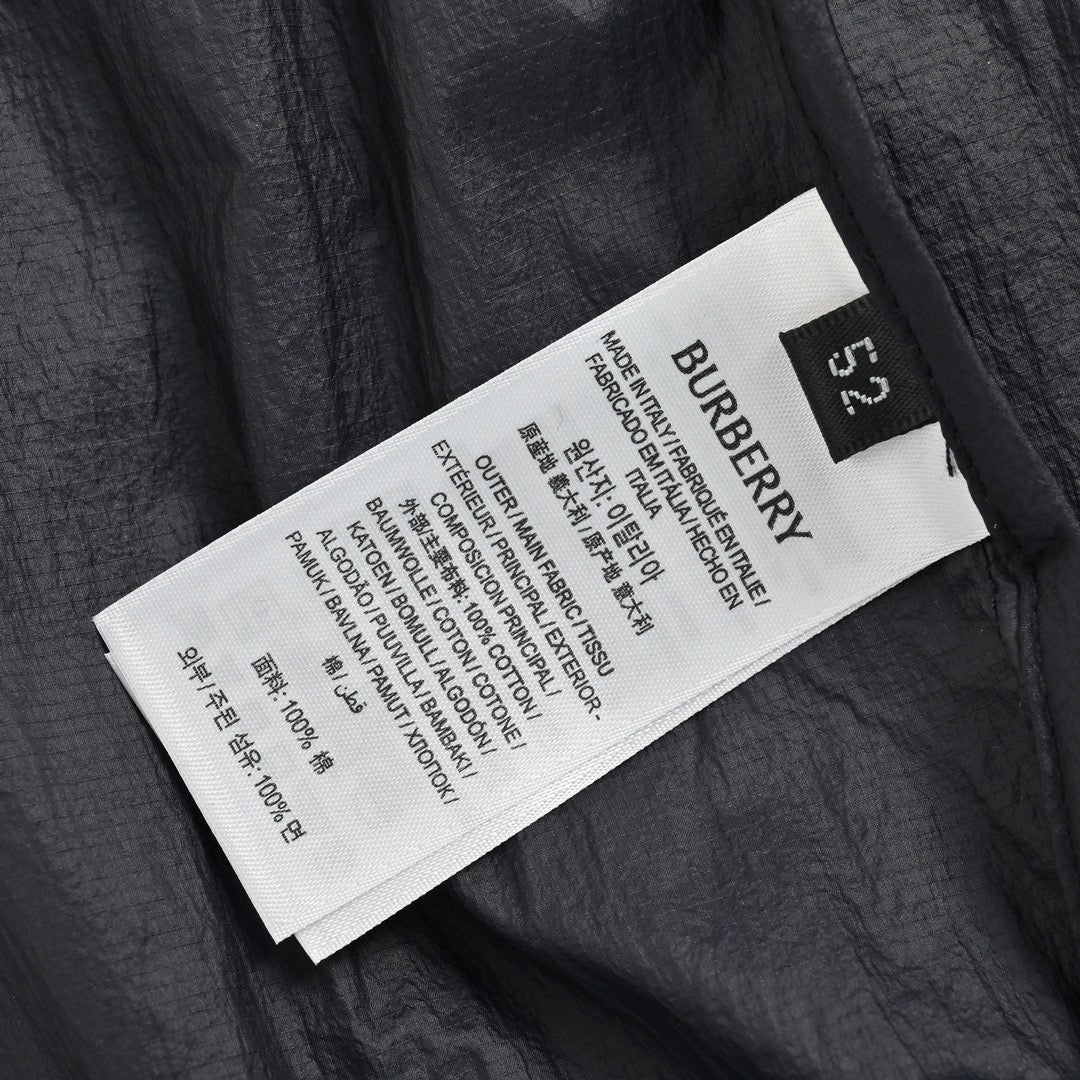 B**rry lightweight hooded jacket - black