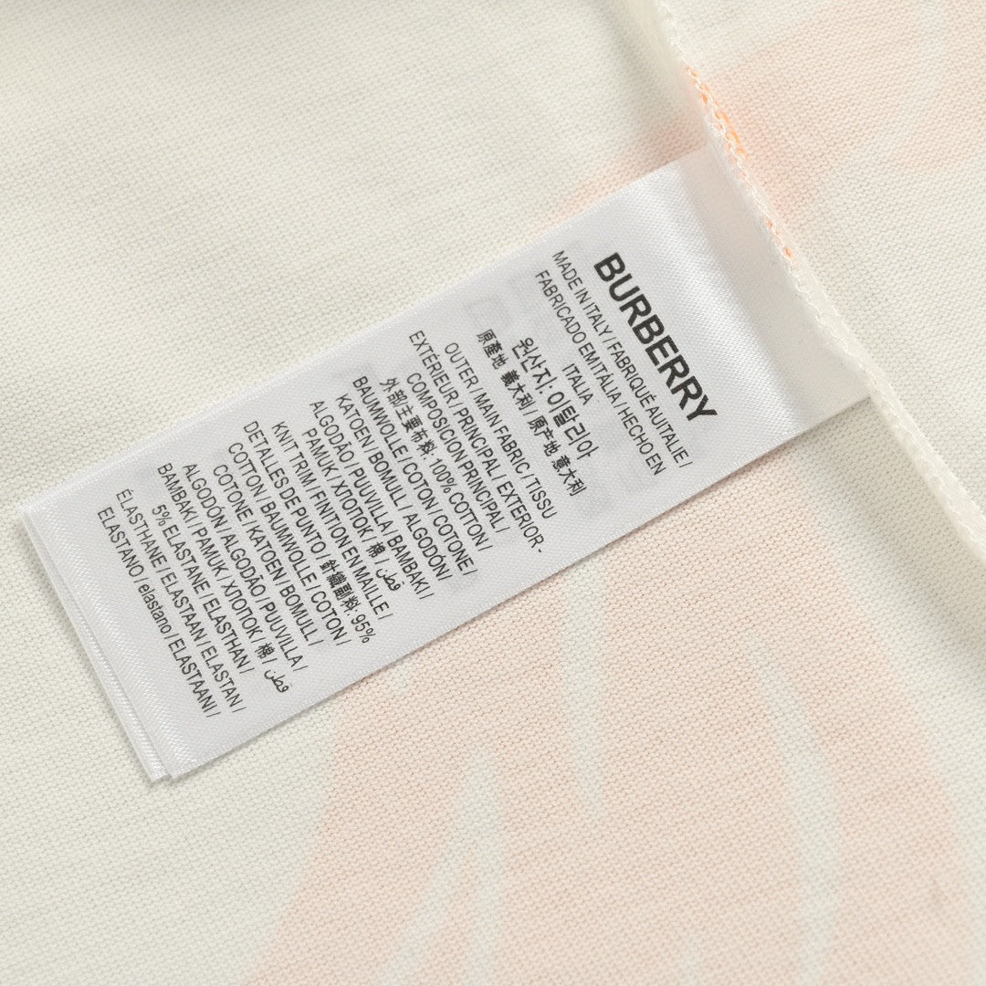 B**rry knight print t-shirt (cream/orange)