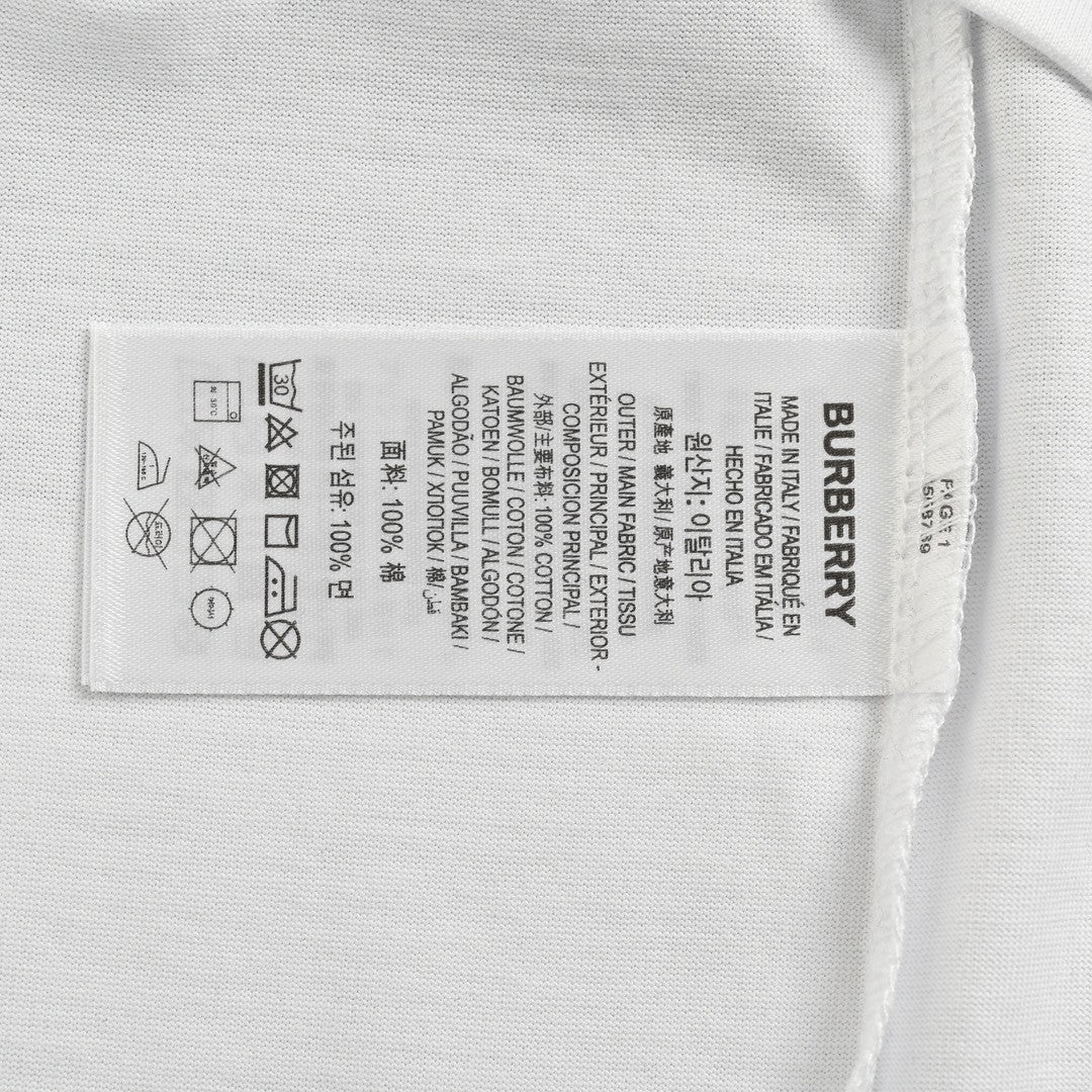 B**rry embroidered patch t-shirt (white)