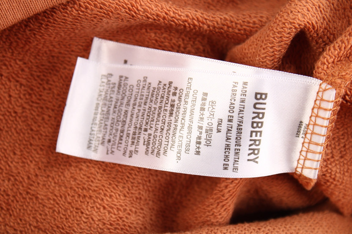 B**rry brown hoodie with logo patch