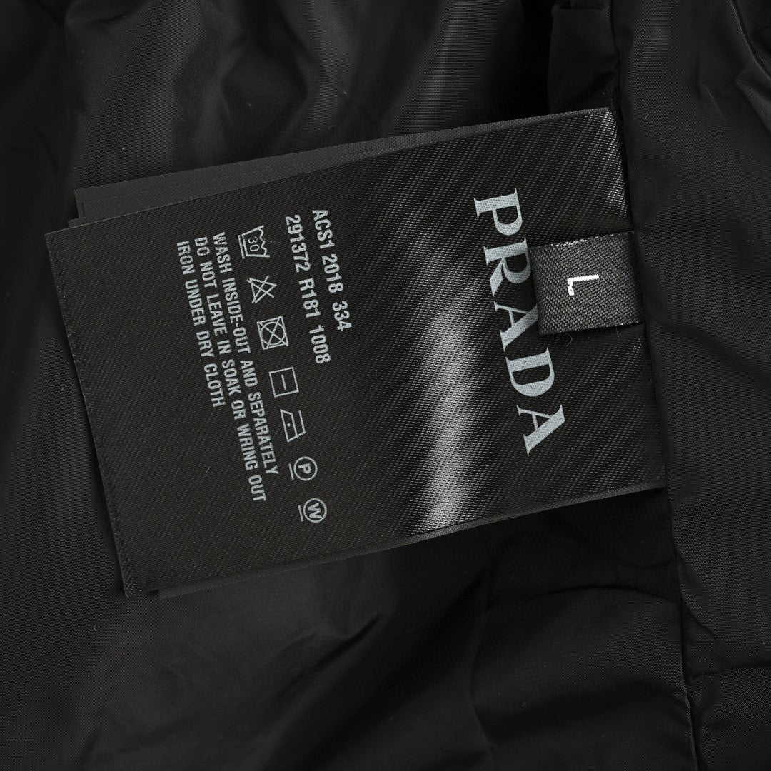 Pra*a nylon hooded jacket