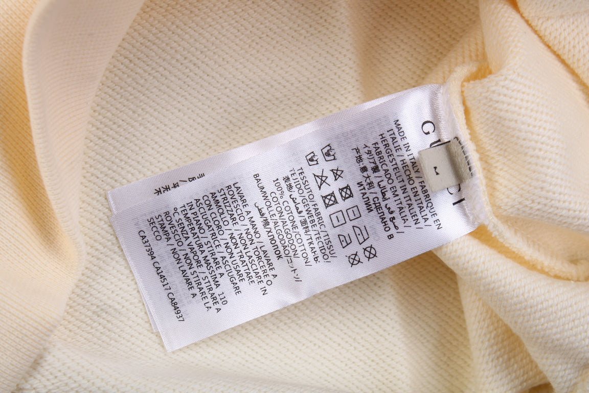 G*u*i rainbow logo hoodie - cream
