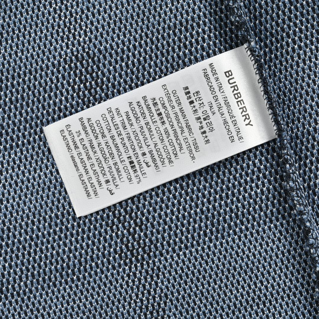 B**rry navy check t-shirt