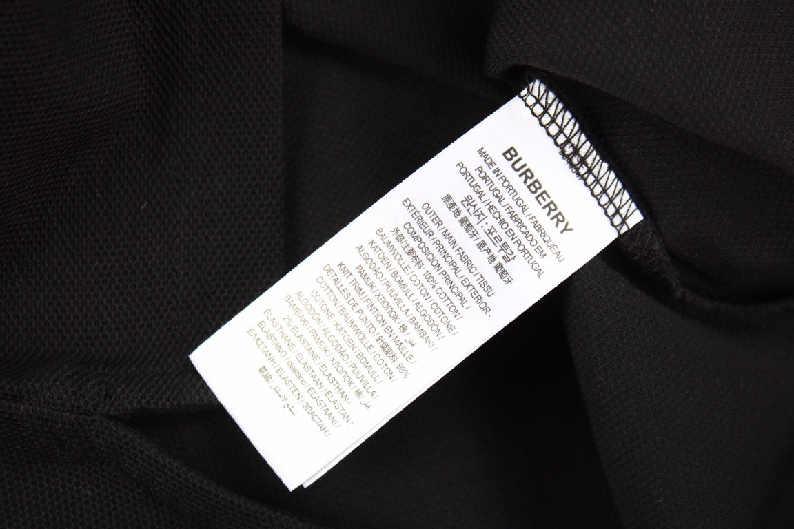 B**rry england logo polo shirt - black