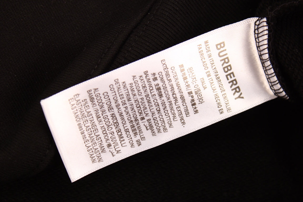 B**rry black hoodie with logo patch