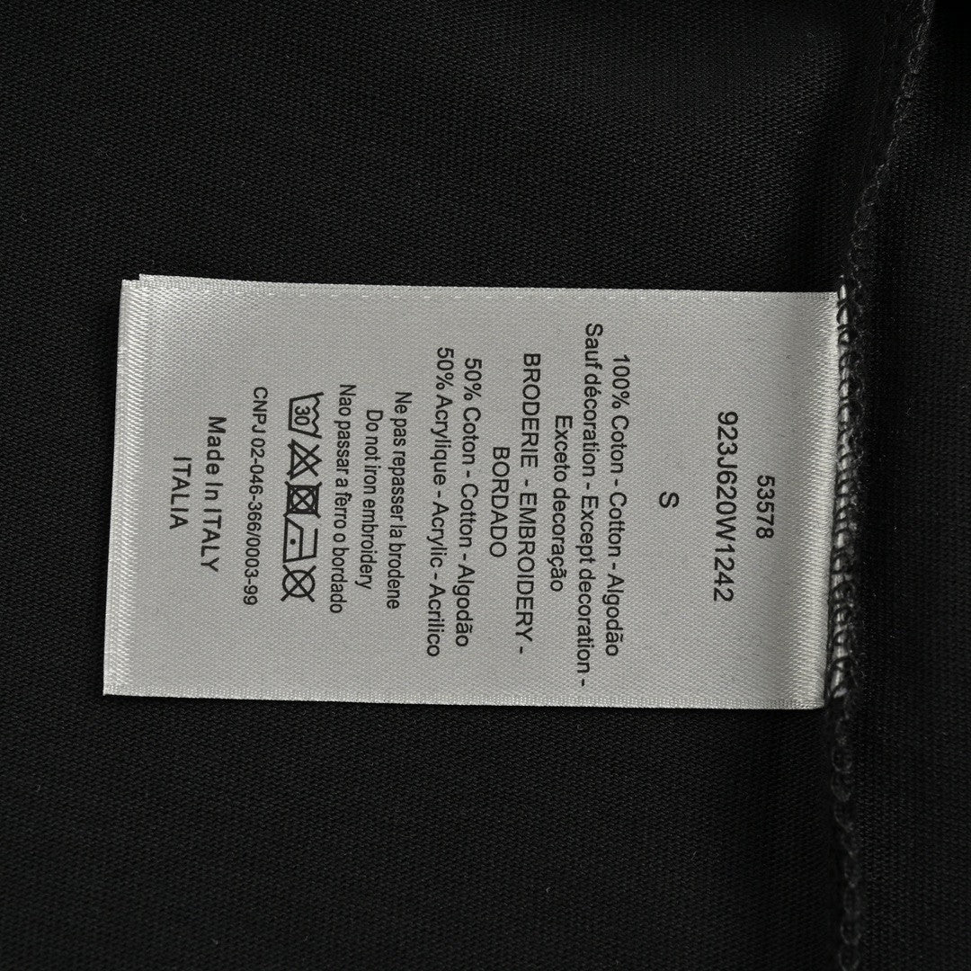D*or ch**an D*or graphic black t-shirt