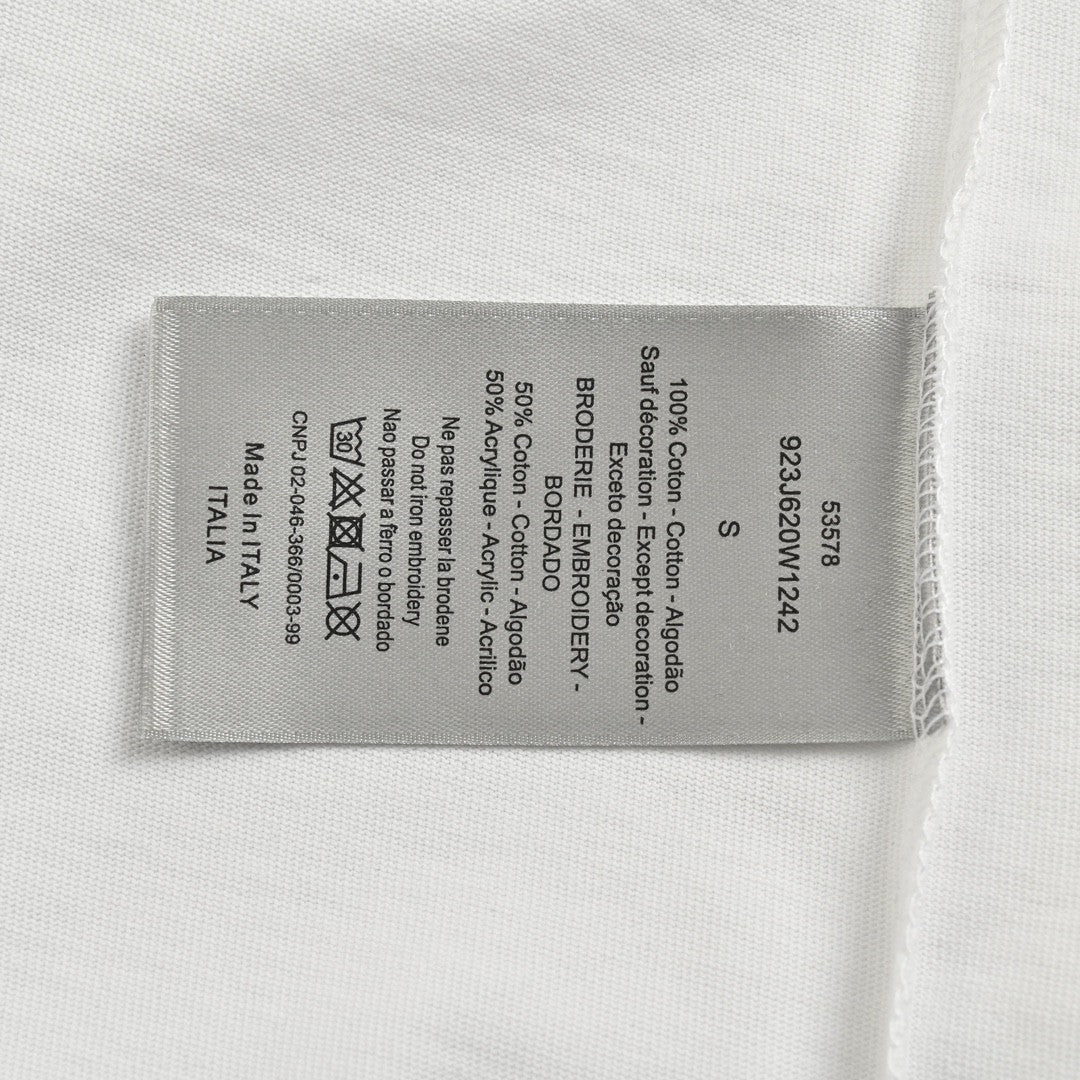 D*or ch**an D*or graphic white t-shirt