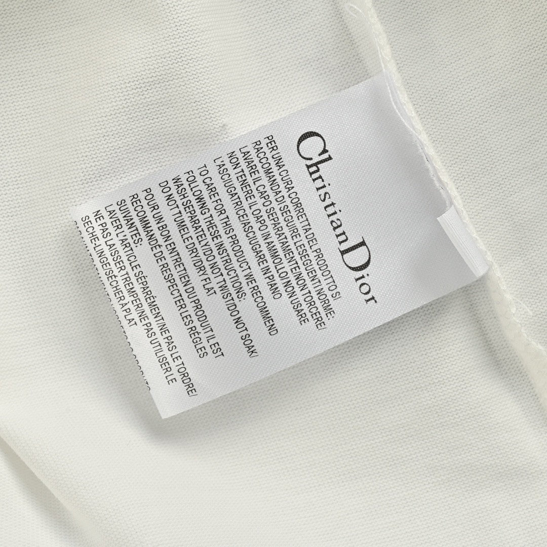 D*or oversized logo white t-shirt