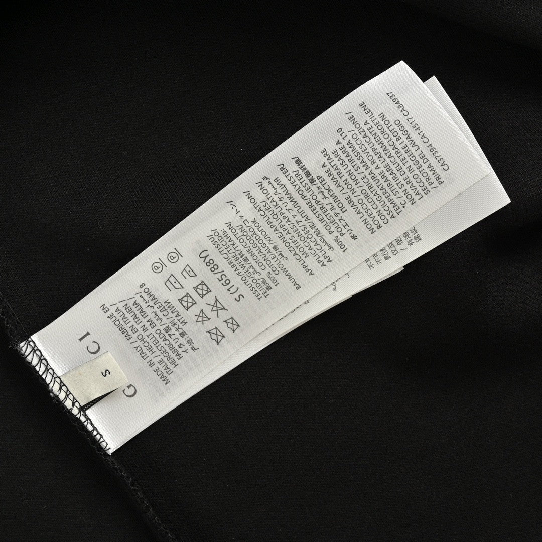 G*u*i striped logo polo shirt (black)