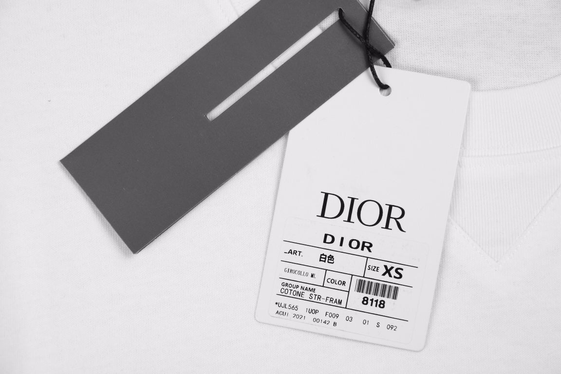 D*or t-shirt with brown logo