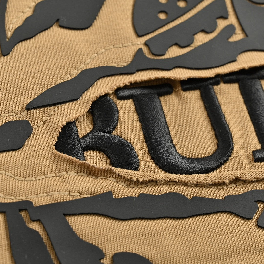 B**rry t-shirt - tan with graphic design