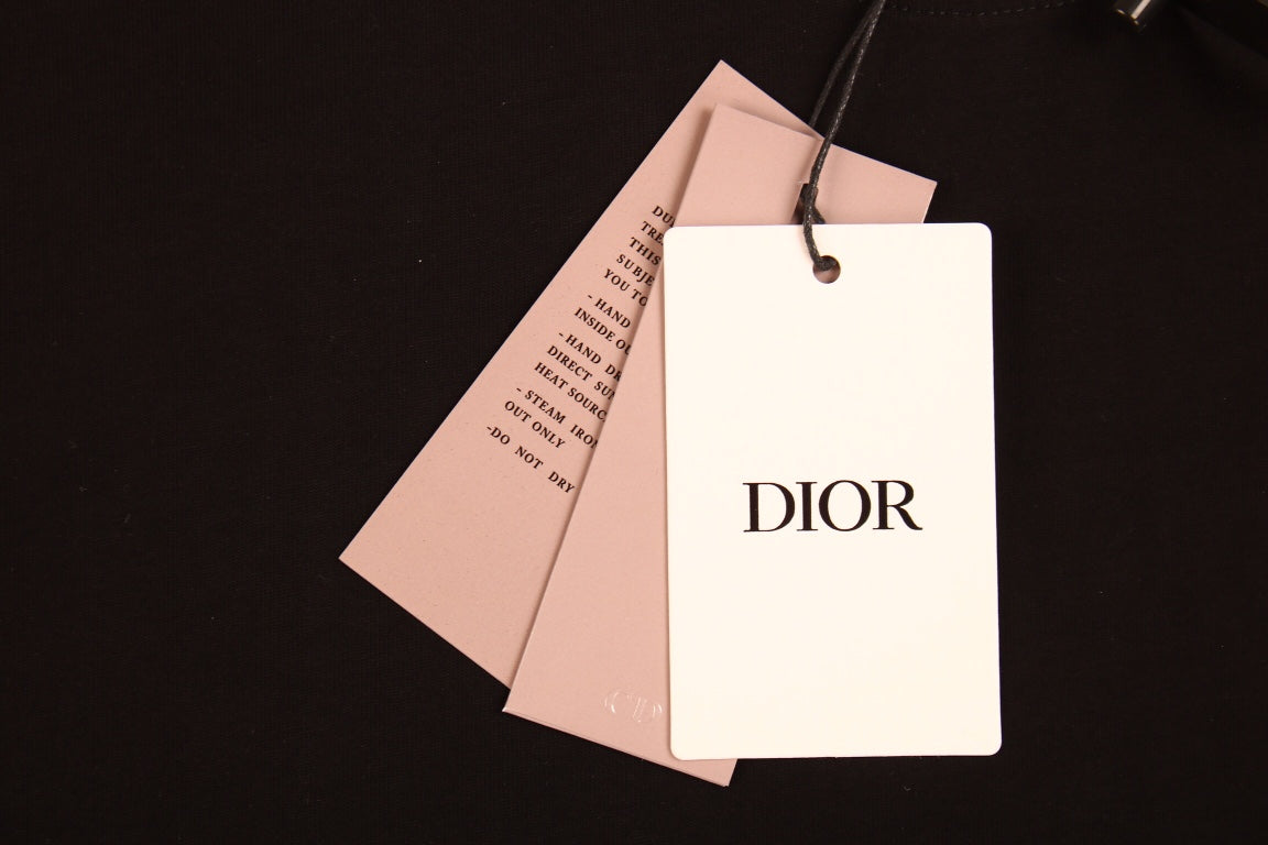 D*or t-shirt with floral cd logo