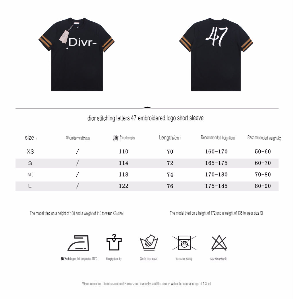 D*or script logo t-shirt (black)