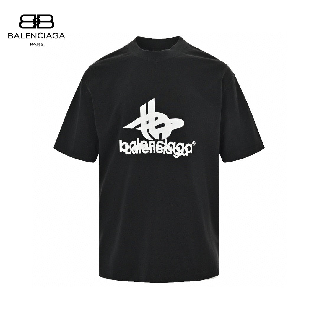 Ba*len*cia*ga t-shirt - overlapping logo