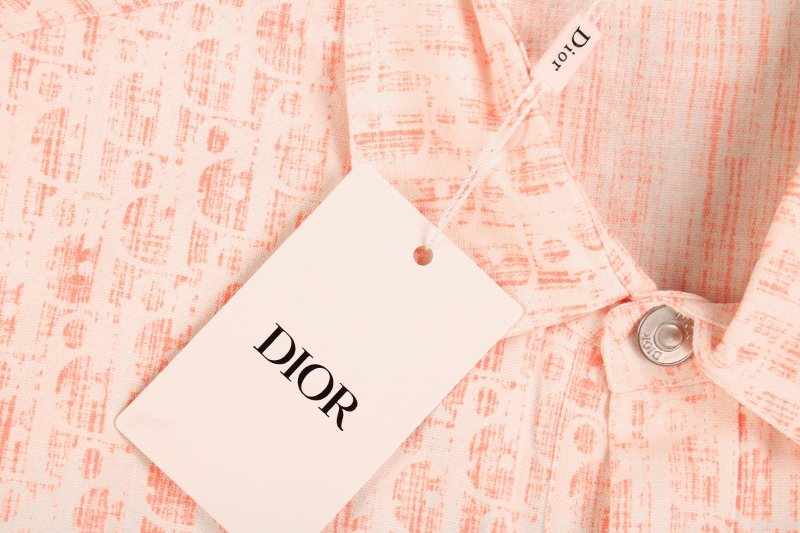 D*or monogram shirt (pink/white)
