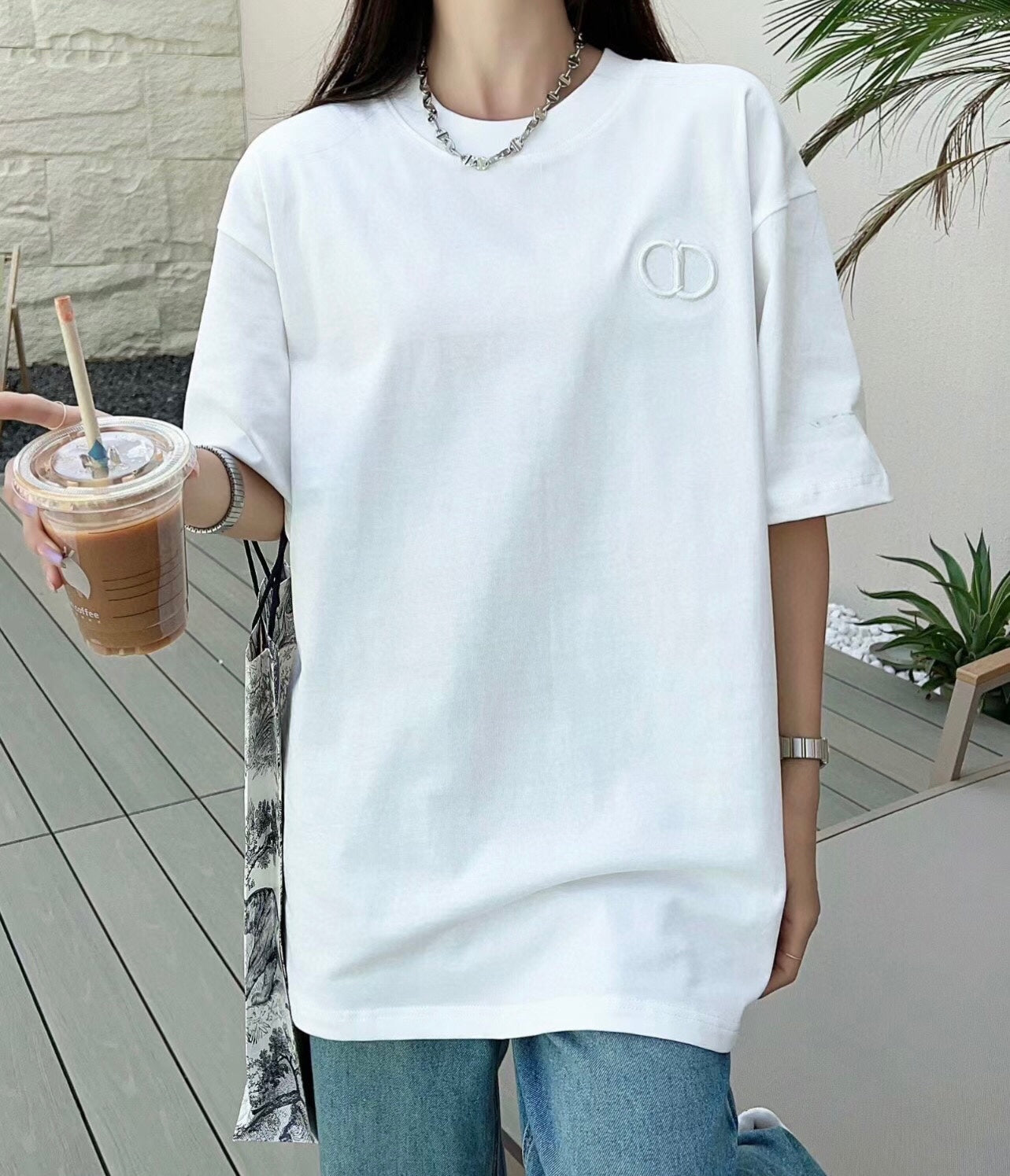 D*or double d logo t-shirt (white)