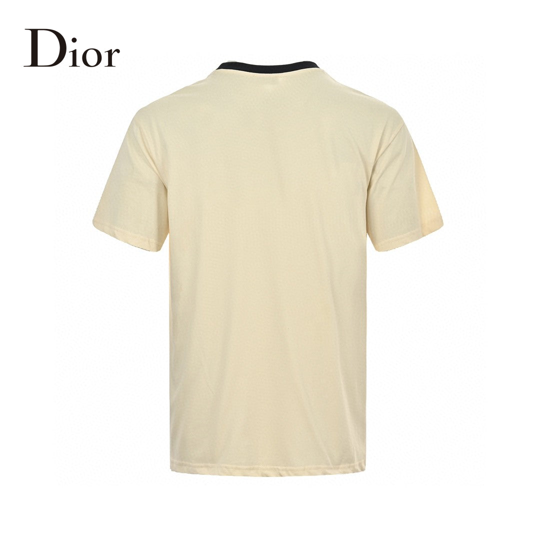 D*or cream t-shirt with black trim