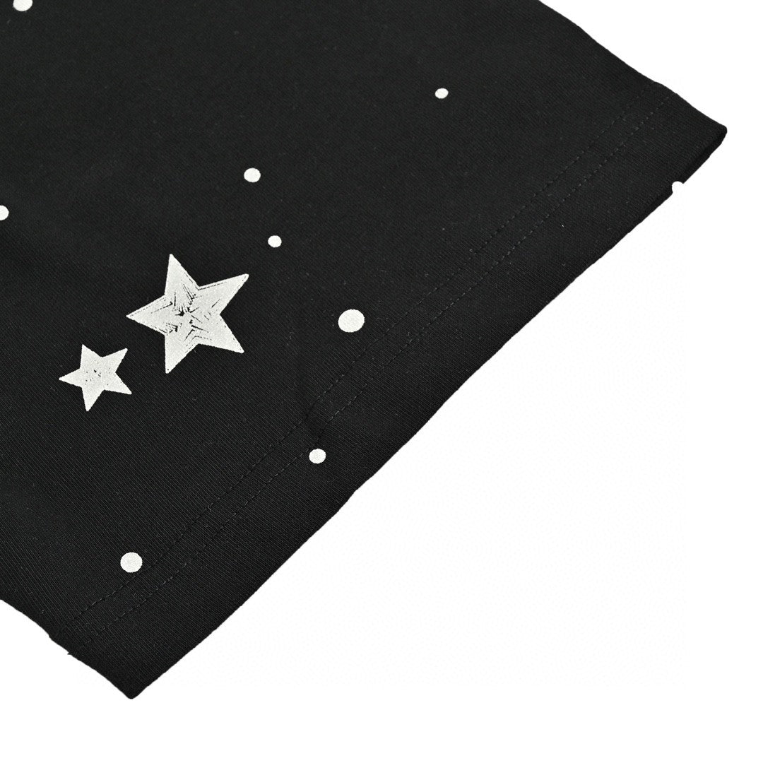 D*or star graphic black t-shirt