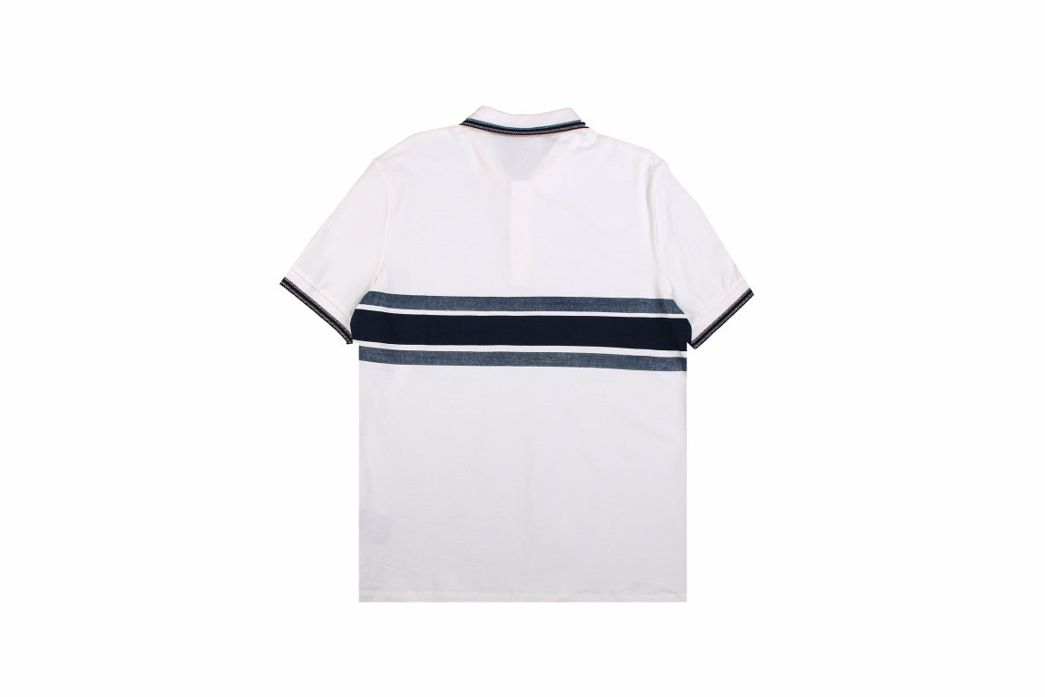 ch**an D*or "striped logo" polo shirt