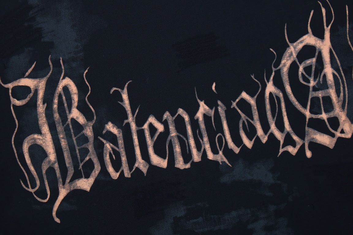 Ba*len*cia*ga gothic logo t-shirt