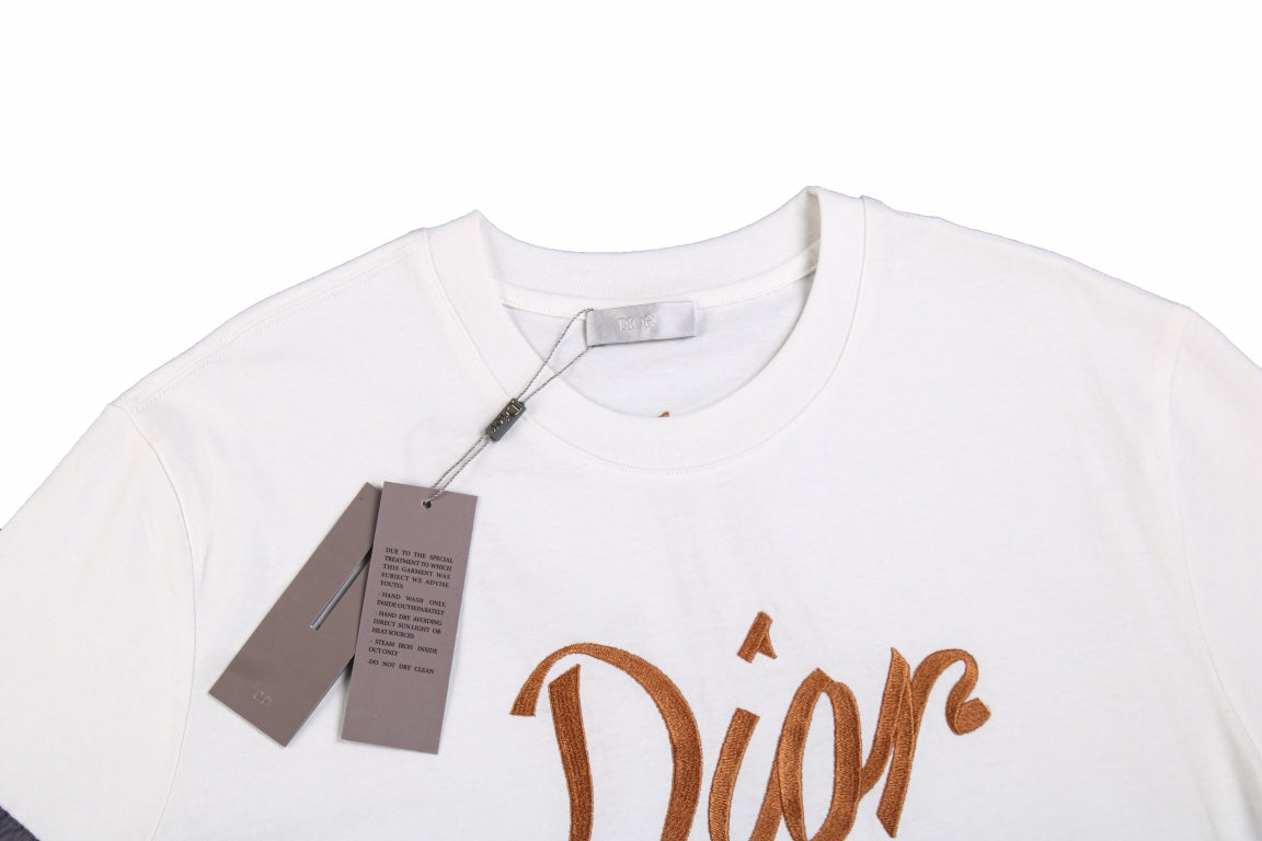 D*or script logo t-shirt (white)