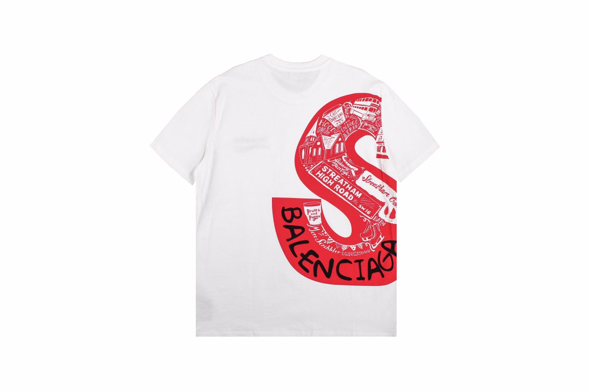 ba*len*cia*ga S*p*e t-shirt (white)