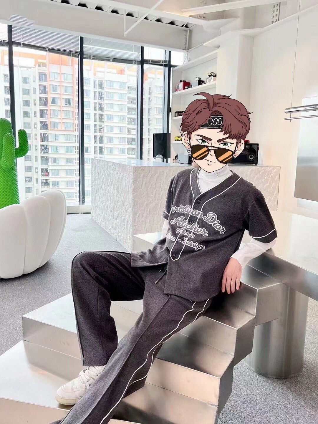 ch**an D*or atelier paris baseball shirt