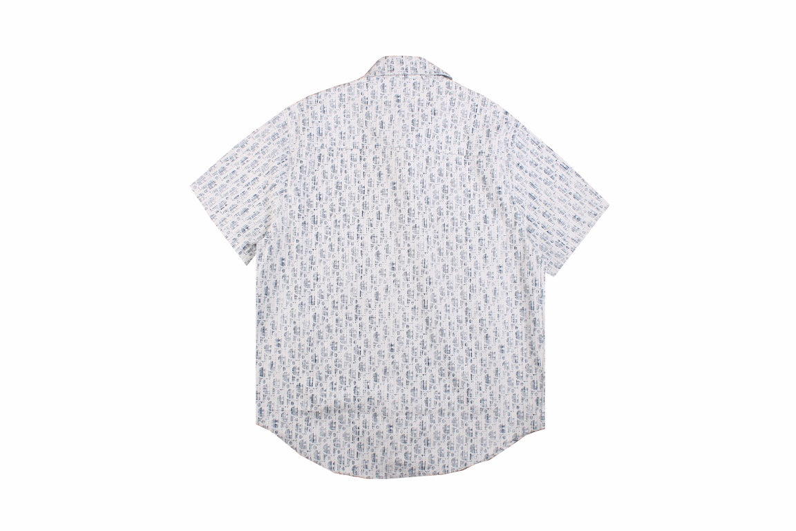 D*or monogram shirt (blue/white)