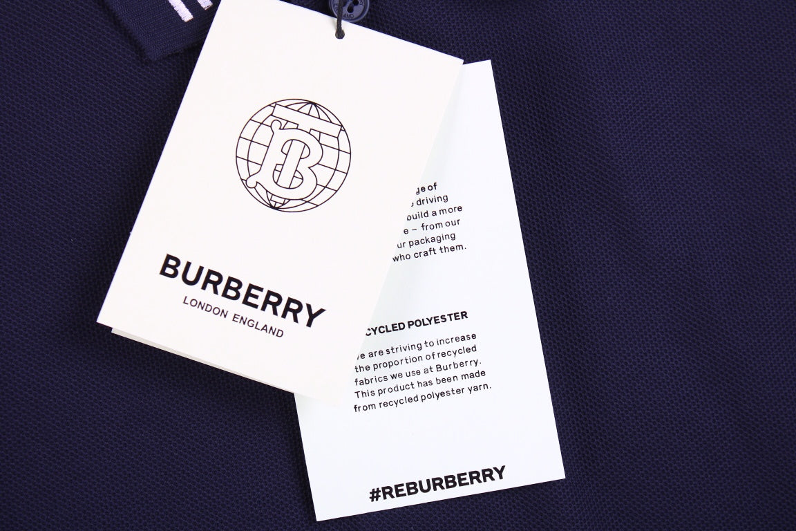 B**rry polo shirt with striped collar