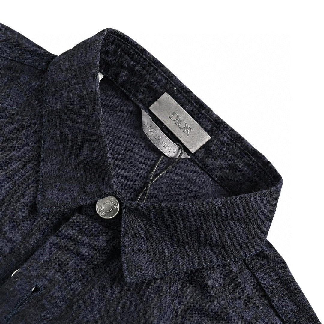 D*or black short-sleeve shirt