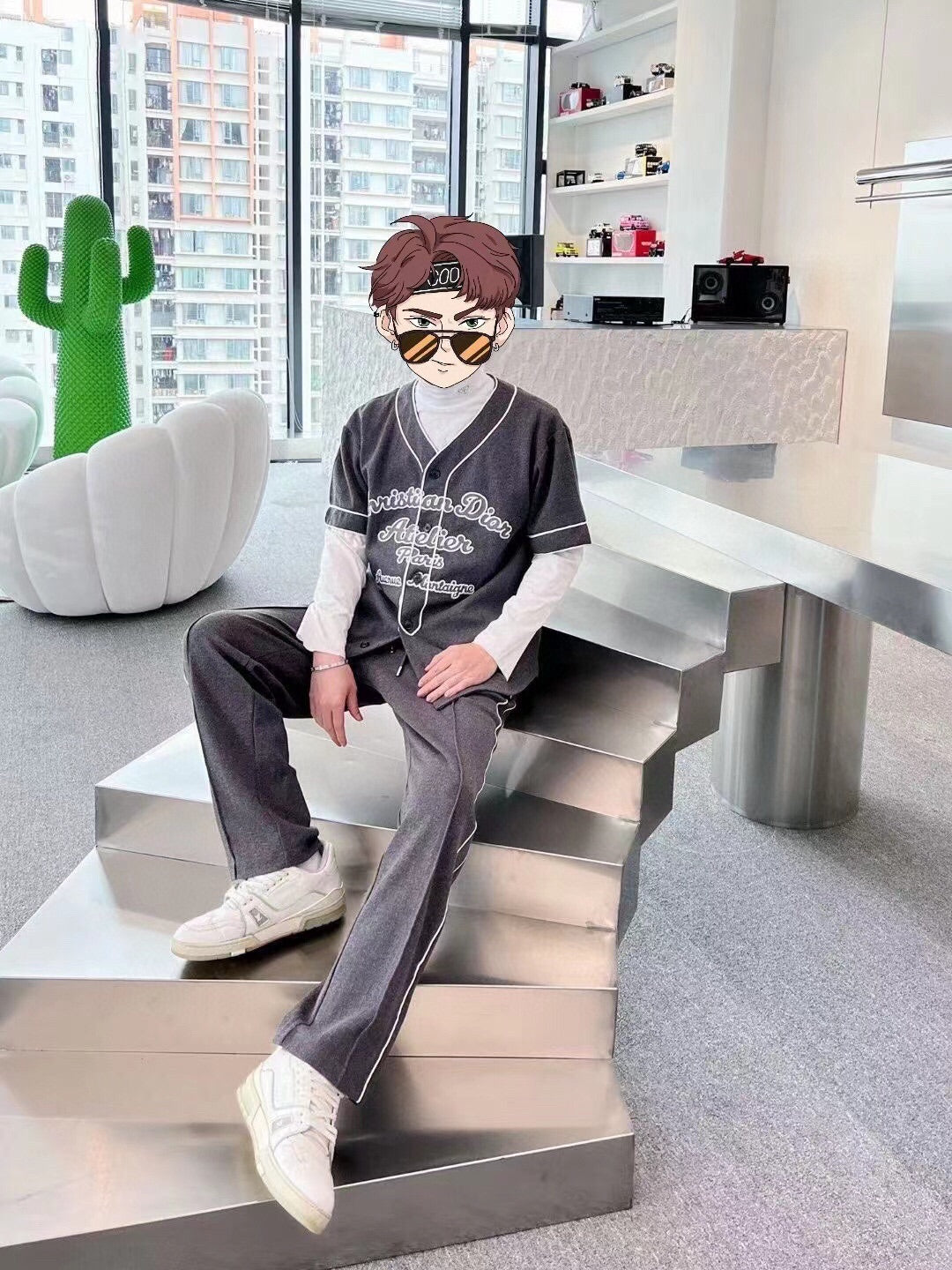 ch**an D*or atelier paris baseball shirt