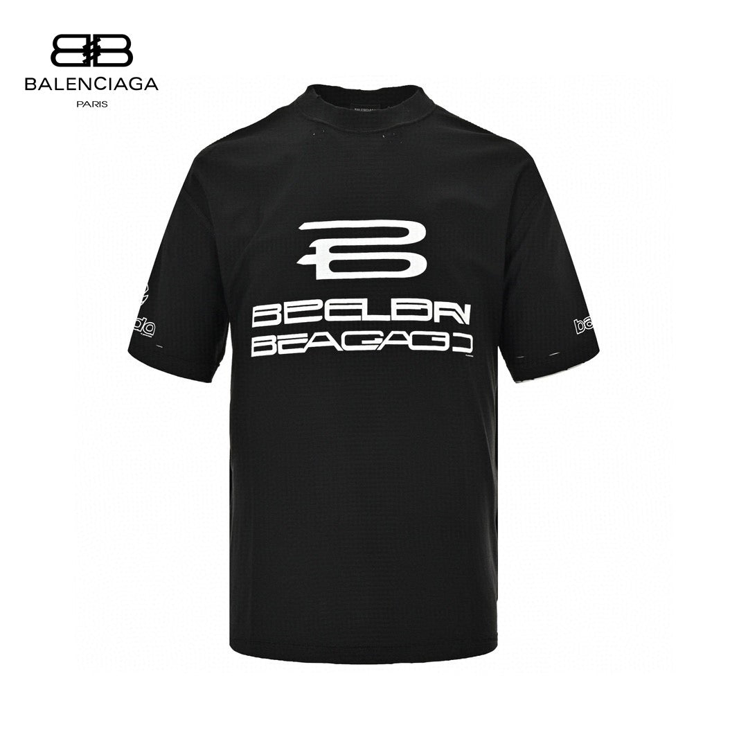 Ba*len*cia*ga graphic black t-shirt