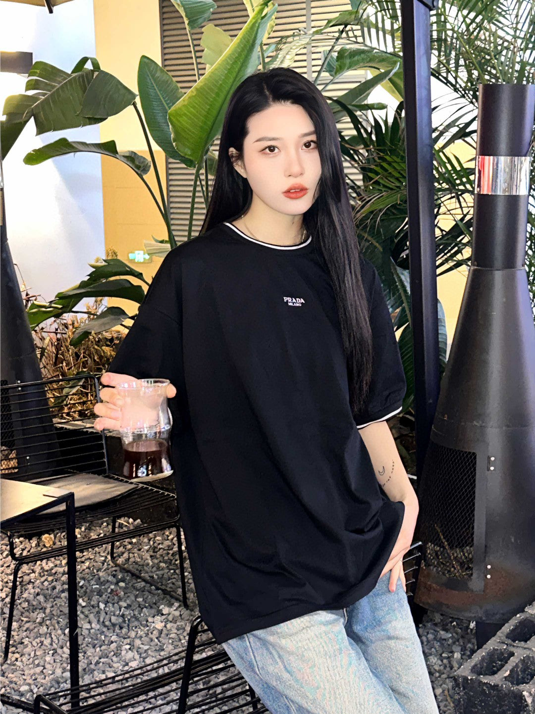Pra*a milano black t-shirt